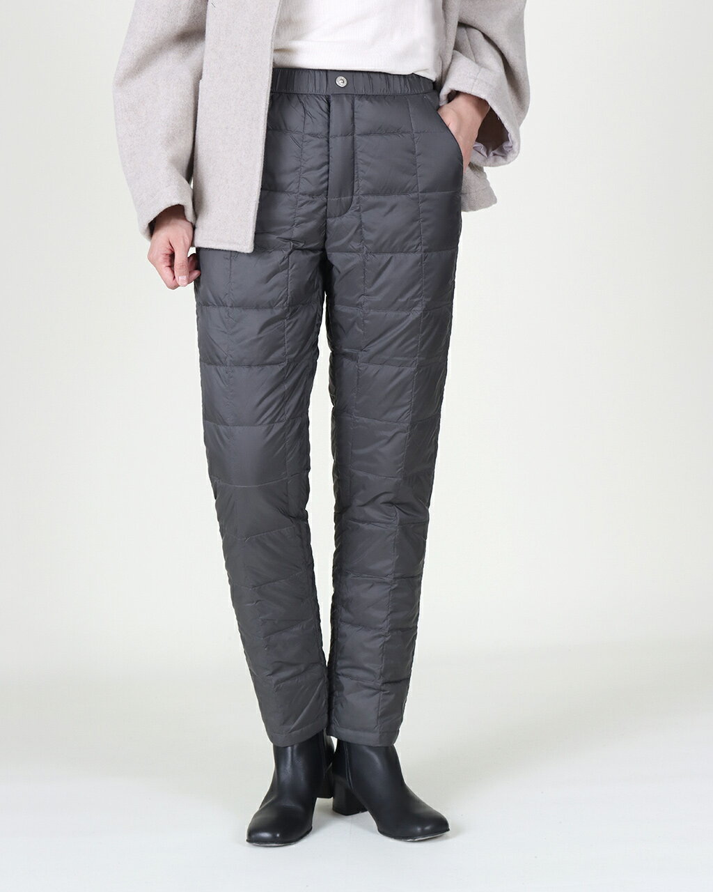 【6H限定さらに5%OFFクーポン】【20%off スーパーSALE】TAION タイオン ベーシック テーパード ダウンパンツ TAPERED DOWN PANTS ユニセックス ベーシック ダウン パンツ テーパード 暖かい 軽い TAION-131TD 正規品 25AW OTR