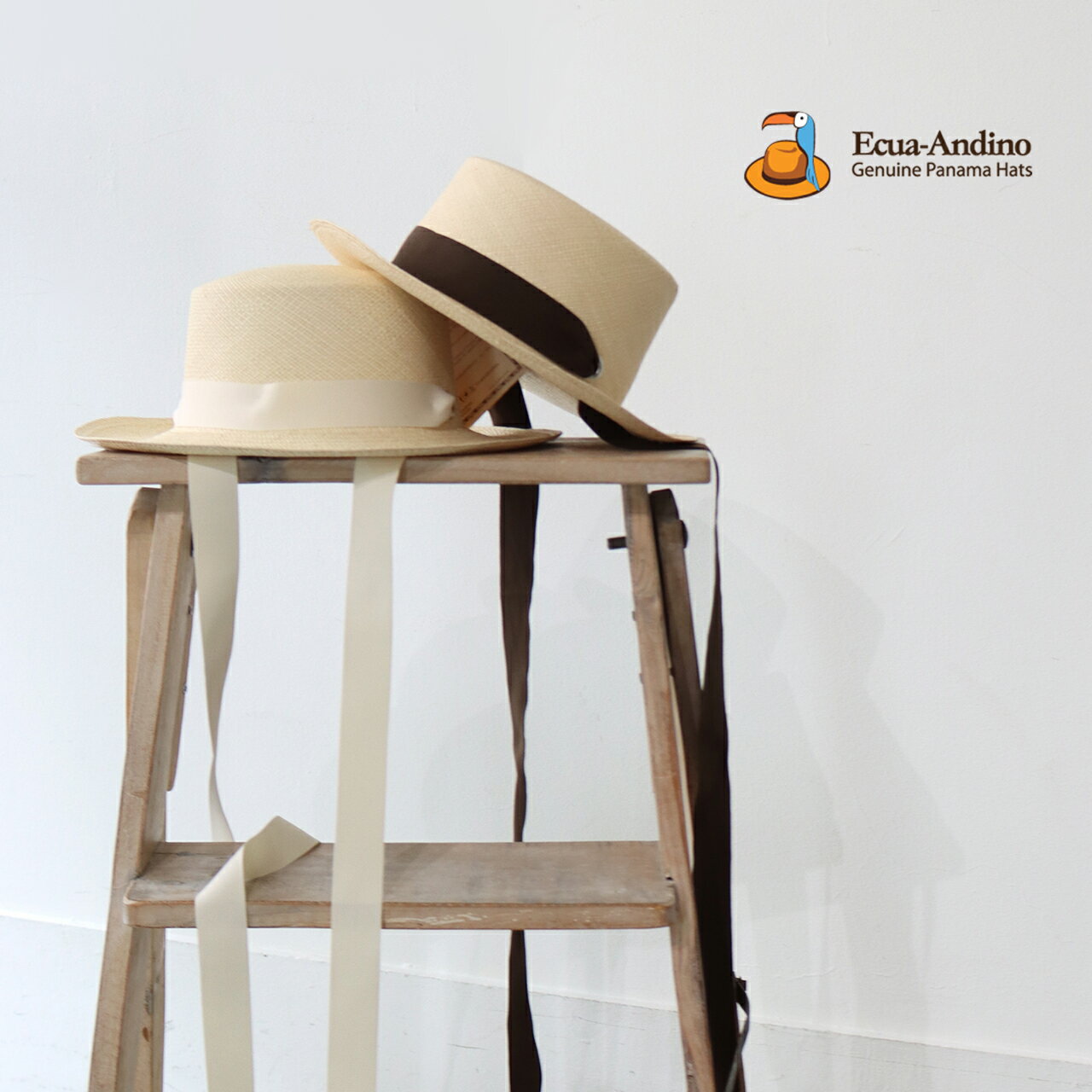 MAX20%OFFݥۡEcua Andino  ǥ 󥰥ܥϥå ѥʥޥϥå Boater Long Brim Holes bothside ϥå ȥϥå ϥɥᥤ ˹ UVк 糰к