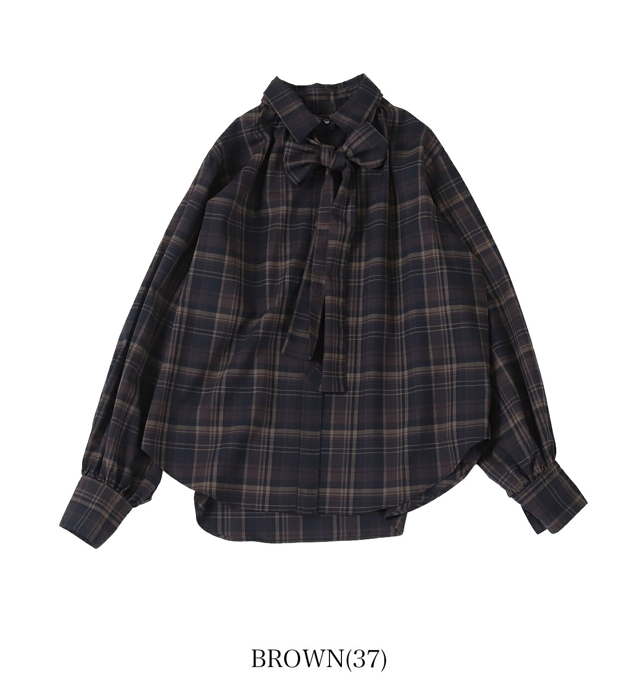 lelill レリル 2way ボウタイシャツ 11651811 レディース チェックシャツ ブラウス 長袖 2026 春夏 新作 ウール ストレッチ 洗える ウォッシャブル シワになりにくい 型崩れしない トップス きれいめ カジュアル 公式 正規品