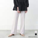 【4/29までMAX15 OFFクーポン】【30 OFF】【返品不可】MICA DEAL マイカアンドディール フレアツイルパンツ flare twill pants パンツ フレアパンツ ストレッチ イージーパンツ レディース 無地 mica deal(マイカアンドディール)