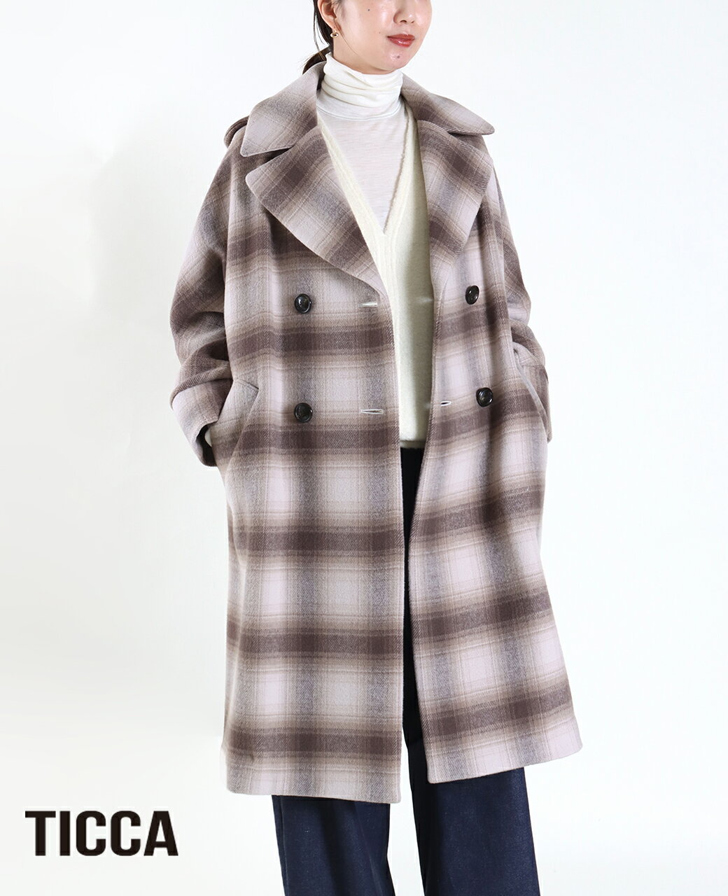 楽天市場】ticca(コート・ジャケット|レディースファッション 楽天市場】ticca(コート・ジャケット|レディースファッション