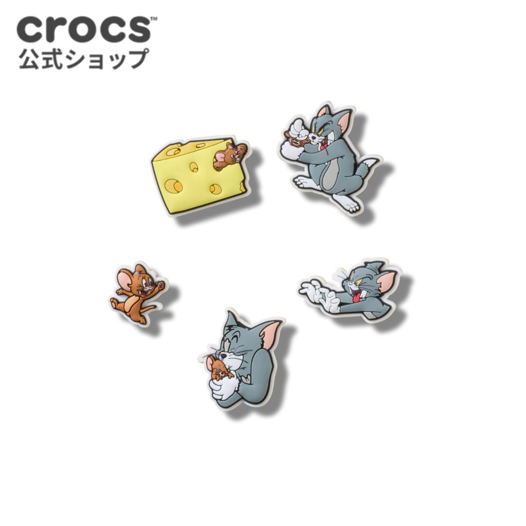 30%OFF＆P10倍~11/27 1:59まで【クロックス公式】トム アンド ジェリー 5 パック ジビッツ アクセサリ..