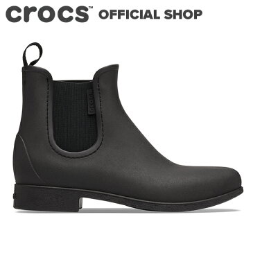 【クロックス公式】レイ チェルシー レイン ブーツ Leigh Chelsea Rain Boot/ crocs レディース 長靴 長ぐつ Rain【OOL】