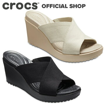 【クロックス公式】レイ 2.0 エックス ストラップ ウェッジ ウィメン Leigh II X-Strap Wedge / crocs レディース サンダル 【PR2】