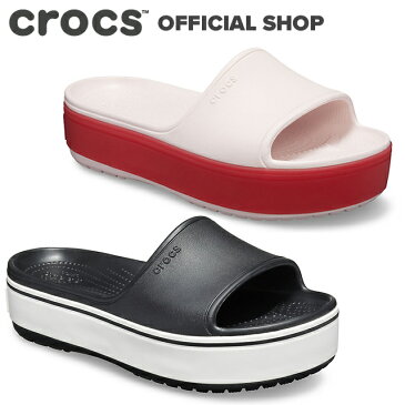 【クロックス公式】クロックバンド プラットフォーム スライド Crocband Platform Slide / crocs レディース メンズ サンダル 【NO】