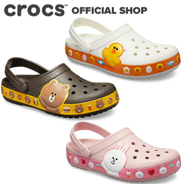 【クロックス公式】クロックバンド LINE フレンズ クロッグ Crocband LINE Friends Clog / crocs レディース メンズ サンダル 定番 コニー ブラウン サリー ライン フレンズ 【PR3】