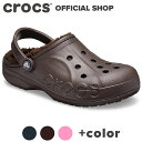 【クロックス公式】バヤ ラインド クロッグ Baya Lined Clog / crocs レディース メンズ サンダル ボア付 冬【PR1】