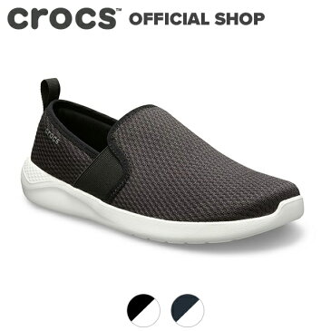 【クロックス公式】ライトライド メッシュ スリップオン メン LiteRide Mesh Slip On Men / crocs メンズ スニーカー スリッポン 【OL】