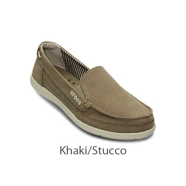 【クロックス公式】ワルー キャンバス ローファー ウィメン Walu Canvas Loafer / crocs スニーカー ローファー スリッポン レディース アウトレット outlet 【PR1】