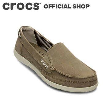 【クロックス公式】ワルー キャンバス ローファー ウィメン Walu Canvas Loafer / crocs スニーカー ローファー スリッポン レディース アウトレット outlet 【PR1】