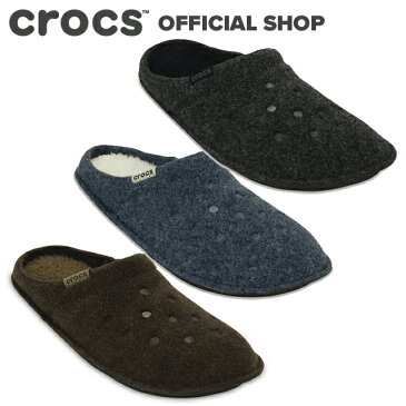 【クーポン対象】【クロックス公式】クラシック スリッパ Classic Slipper / crocs 室内用 冬用 ボア付き レディース メンズ【NO】