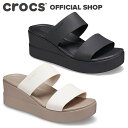 【クロックス公式】ブルックリン ミッド ウェッジ ウィメン Brooklyn Mid Wedge / crocs レディース サンダル【NO】