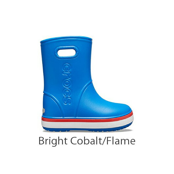 【クロックス公式】クロックバンド レイン ブーツ キッズ Crocband Rain Boot Kids / crocs 長靴 雨靴 子供用 ボーイズ ガールズ【NO】