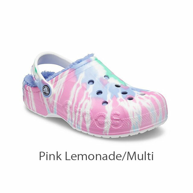 【クロックス公式】バヤ ラインド タイダイグラフィック クロッグ Baya Lined Tie-Dye Graphic Clog / crocs レディース メンズ サンダル ボア付 冬【PR2】