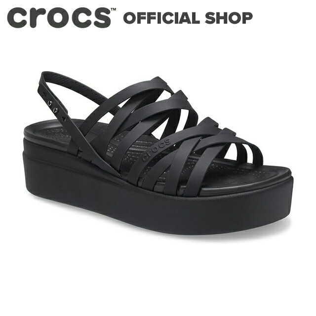 【クロックス公式】クロックス ブルックリン ストラッピー ローウェッジ ウィメン Brooklyn Strappy Low Wedge / crocs レディース サンダル【NO】