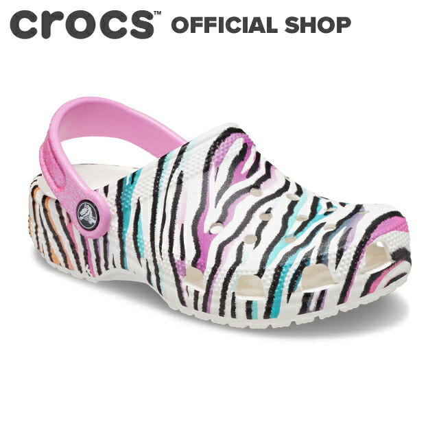 【クーポン対象】【クロックス公式】クラシック アニマル プリント クロッグ キッズ Classic Animal Print Clog / crocs サンダル 定番【OL】