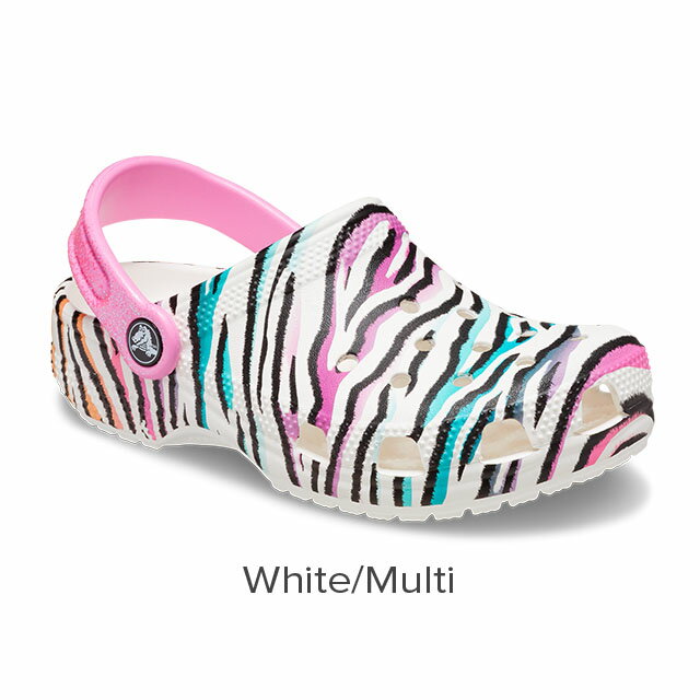 【クーポン対象】【クロックス公式】クラシック アニマル プリント クロッグ キッズ Classic Animal Print Clog / crocs サンダル 定番【OL】