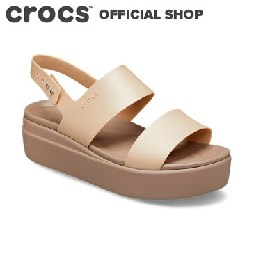 【クロックス公式】クロックス ブルックリン メタリック ローウェッジ ウィメン CrocsBrooklynMetallicLowWdgeW / crocs レディース【NO】