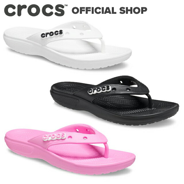 【クロックス公式】クラシック ジビッタブル フリップ Classic Crocs Flip / crocs レディース メンズ【NO】