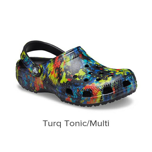 【クロックス公式】クラシック タイダイ グラフィック クロッグ Classic Tie Dye Graphic Clog / crocs レディース メンズ サンダル 定番【OL】