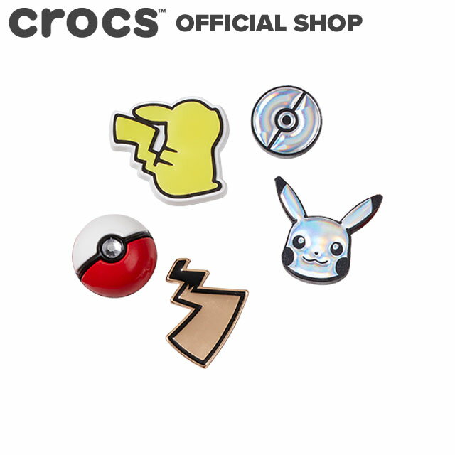 ＼P20 5/22 23:59まで!／【クロックス公式】 Elevated Pokemon 5 Pack エレベイト ポケモン 5 パック / crocs Jibbitz ジビッツ チャーム カスタマイズ ポケモン キャラクター 2024CPN