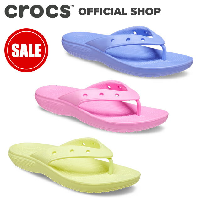 ★50％オフタイムセール★【クロックス公式】クラシック フリップ Classic Crocs Flip / crocs レディース メンズ【OL】のサムネイル
