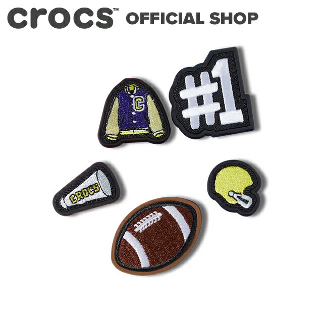 【クロックス公式】バーシティ パッチ 5 パック Varsity Patch 5 Pack / crocs レディース メンズ ジビッツ チャーム…