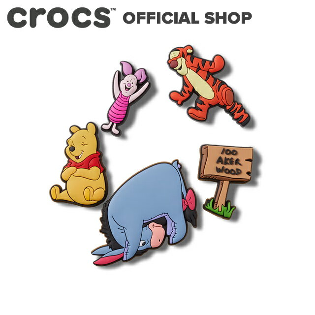 【クロックス公式】ウィニー ザ プー 5 パック WinnieThePooh5pk / crocs レディース メンズ ジビッツ チャーム カス…