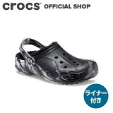 4/20 24ָåȥ꡼Ǻ100%ԸۡڥåۥХ 饤 ޡ֥ å Baya Lined Marbled Clog / crocs ǥ   