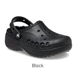 ＼P20 5/8 23:59まで!／【クロックス公式】バヤ プラットフォーム ラインド クロッグ Baya Platform Lined Clog / crocs レディース 厚底 サンダル 12S