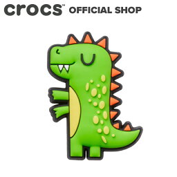 3/1まで全店P10倍UP！【クロックス公式】グリーン ディノ Green Dino / crocs ジビッツ チャーム カスタマイズ