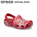 キッズ クラシック ホリデー セーター クロッグ Classic Holiday Sweater Clog / crocs サンダル 定番