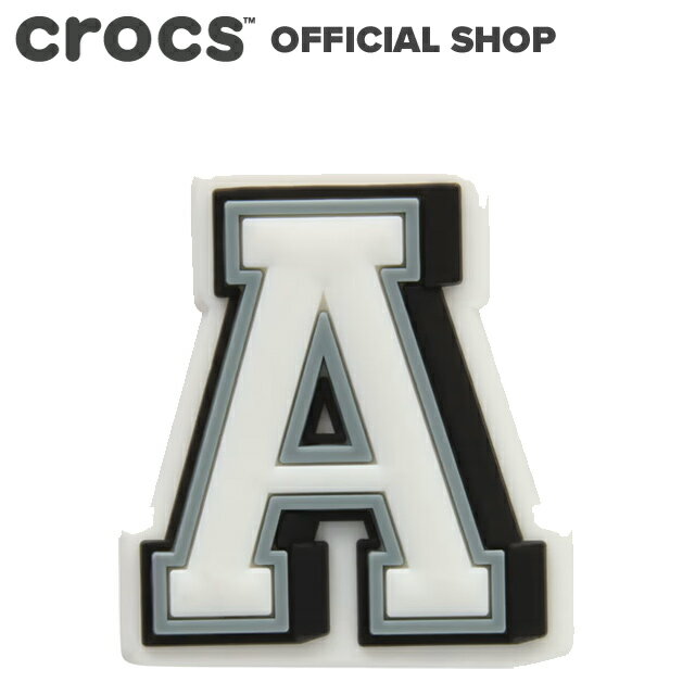 ＼P20 6/4 9:59まで!／【クロックス公式】アルファベット A Jibbitz Letter A / crocs ジビッツ チャーム カスタマイズ 2024CPN