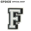 【P2倍!~7/17 13:59まで】【クロックス公式】アルファベット F Jibbitz Letter F / crocs ジビッツ チャーム カスタマイズ 2024CPN