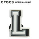 【P2倍!~7/17 13:59まで】【クロックス公式】アルファベット L Jibbitz Letter L / crocs ジビッツ チャーム カスタマイズ 2024CPN