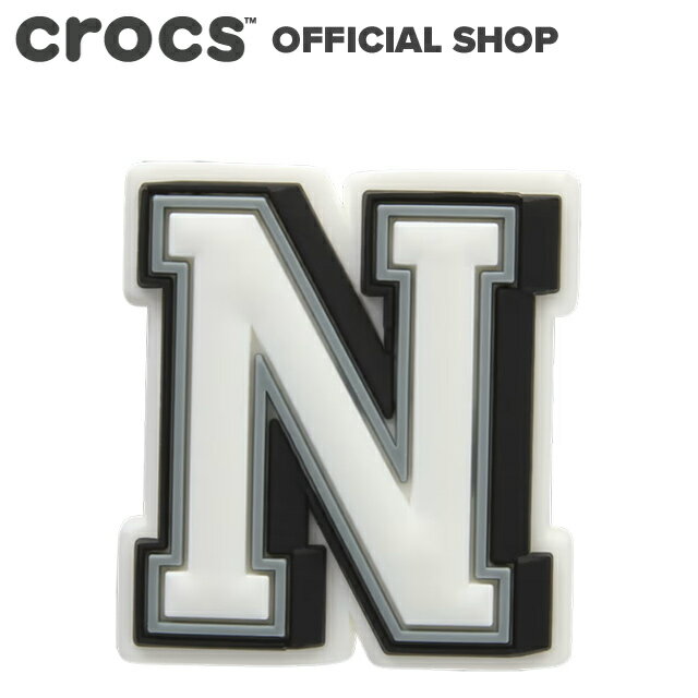 【5/10限定｜最大100%P還元】【クロックス公式】アルファベット N Jibbitz Letter N / crocs ジビッツ ..