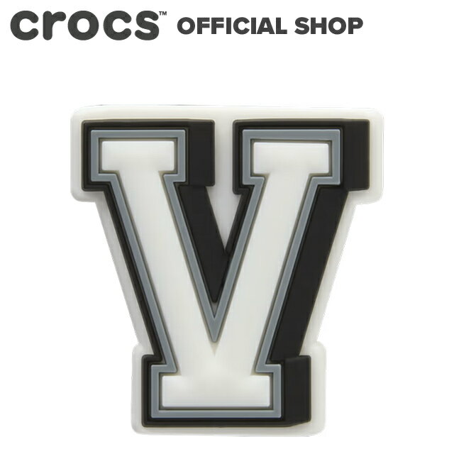 【クロックス公式】アルファベット V Jibbitz Letter V / crocs ジビッツ チャーム カスタマイズ 2024CPN