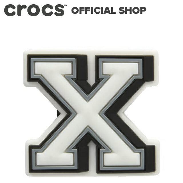 【クロックス公式】アルファベット X Jibbitz Letter X / crocs ジビッツ チャーム カスタマイズ 2024CPN