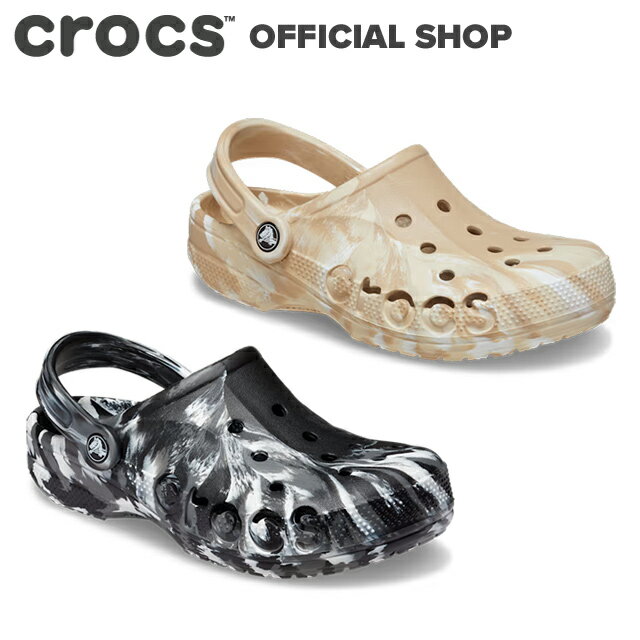 【5/18限定｜最大100%P還元】【クロックス公式】バヤ マーブル クロッグ Baya Marbled Clog / crocs レディース メンズ サンダル 定番 2024CPN