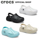 新商品 クロックス公式 厚底 国内正規品 バヤ プラットフォーム クロッグ Baya Platform Clog 208186 / crocs レディース 厚底サンダル 定番 かわいい ブラック ホワイト 2024CPN