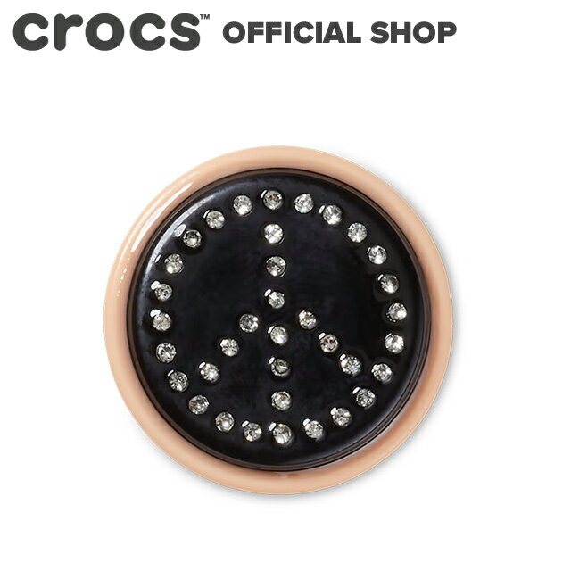 30％Off!【クロックス公式】ピース サイン スタッズ Peace Sign Stud / crocs ジビッツ チャーム カス..