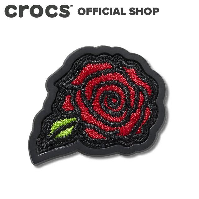 【5/10限定｜最大100%P還元】【クロックス公式】ローズ バーシティ パッチ Rose Varsity Patch / crocs..