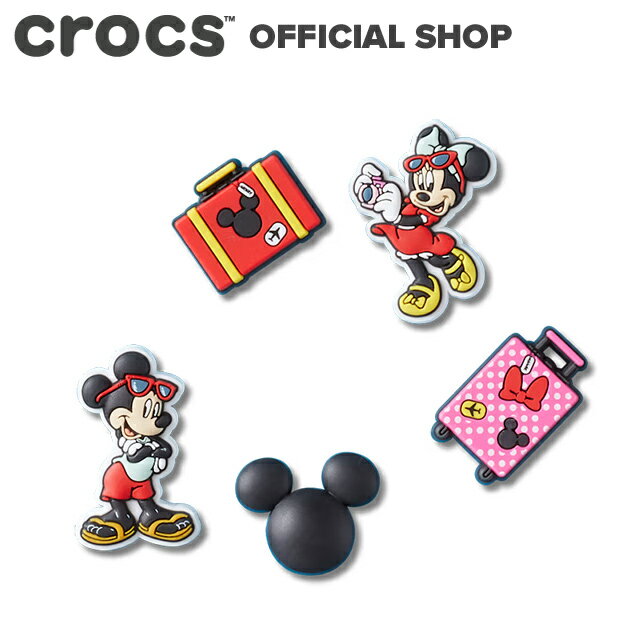 【クロックス公式】ミッキー バケーション 5 パック Mickey Vacation 5Pck / crocs ジビッツ チャーム カスタマイズ