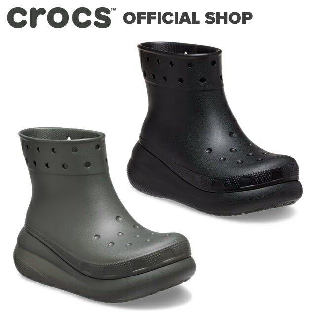 クロックス ブーツ レディース 【クロックス公式】クラッシュ ブーツ Crush Boot / crocs 厚底 サンダル クロッグ SS24