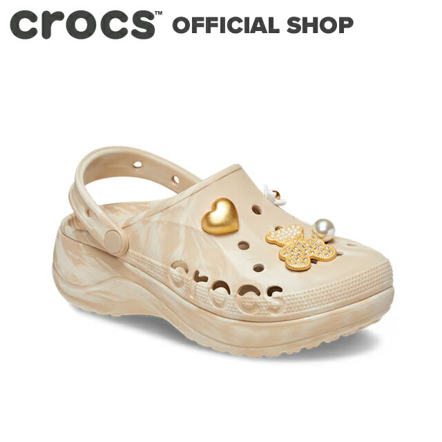 ＼P20 7/3 23:59まで!／【クロックス公式】バヤ プラットフォーム マーブル チャーム クロッグ ウィメン Baya Platform Marbled CharmCgW / crocs 厚底 サンダルのサムネイル