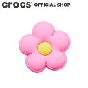【P3倍!~8/4 1:59まで】【クロックス公式】ピンク フラワー Tiny Pink Flower / crocs ジビッツ チャーム カスタマイズ