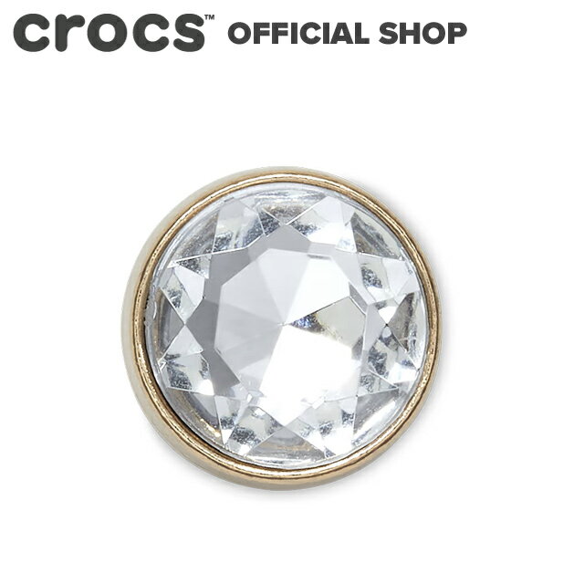 P10倍~11/27 1:59まで 【クロックス公式】ゴールドクリア ジェム Gold Clear Gem / crocs ジビッツ チャーム カスタマイズ