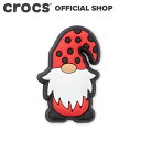 【クロックス公式】ミニ 3D サンタ Polkadot Santa / crocs ジビッツ チャーム カスタマイズ