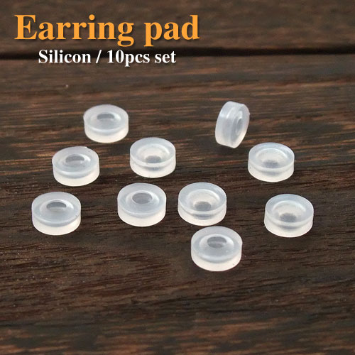 イヤリング シリコンカバー 10個セット 5ペア分 シリコン製 丸型 金属アレルギー対応 サイズフリー やわらか素材 着け外ししやすい ビニールパック入り 簡易...