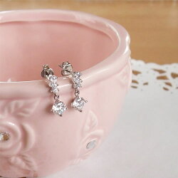 ハイクラスキュービックジルコニアピアス